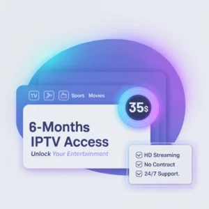 6 Months of Internet Protocol Television Subscription